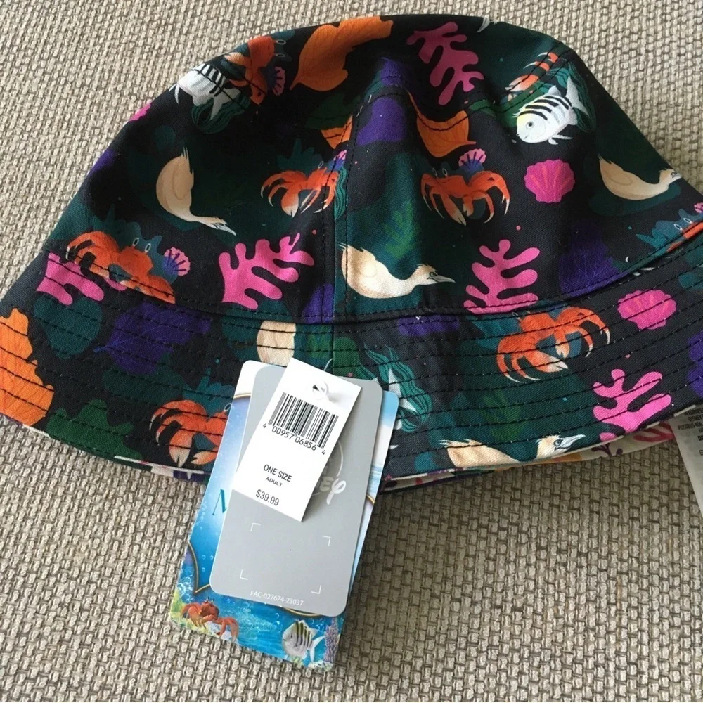 Disney Little Mermaid Bucket Hat adult Size